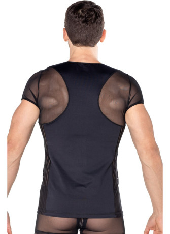 T-shirt noir Biker - LM2201-81BLK